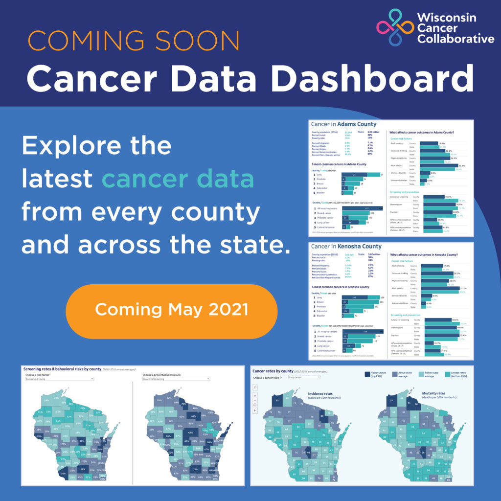 Cancer Data Dashboard COMING SOON | Wisconsin Cancer Collaborative